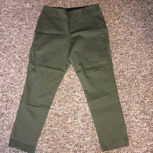 Old Navy high rise ankle pants (green)
